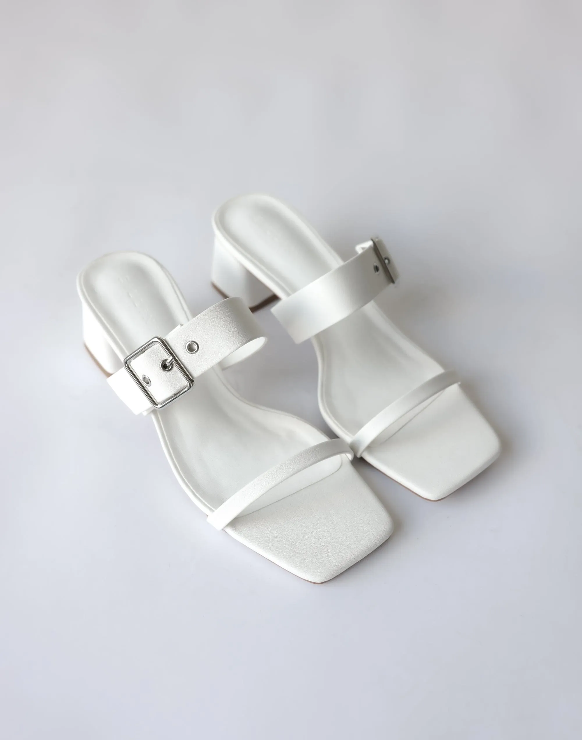 Dinah Heels (White) - By Billini