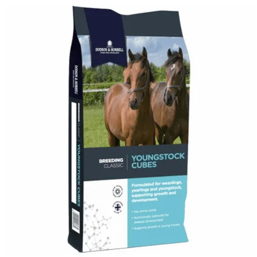 Dodson & Horrell Youngstock Cubes Horse Feed - 20kg