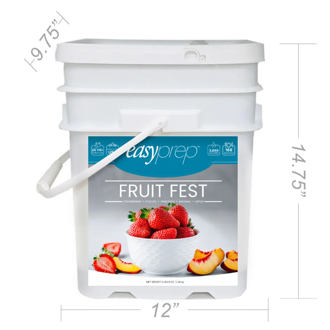 EasyPrep Fruit Fest Variety Bucket - 168 Servings