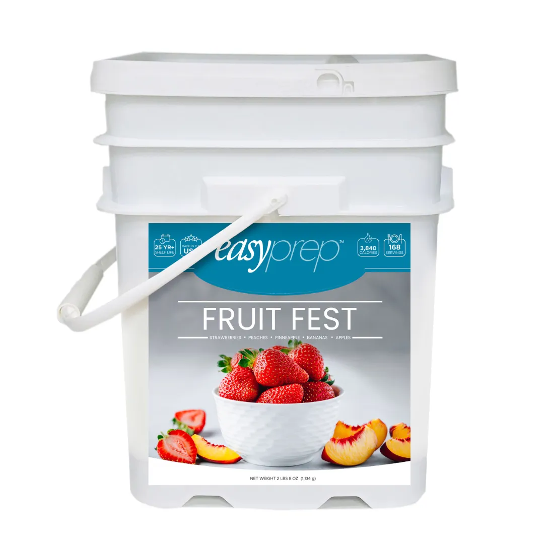 EasyPrep Fruit Fest Variety Bucket - 168 Servings