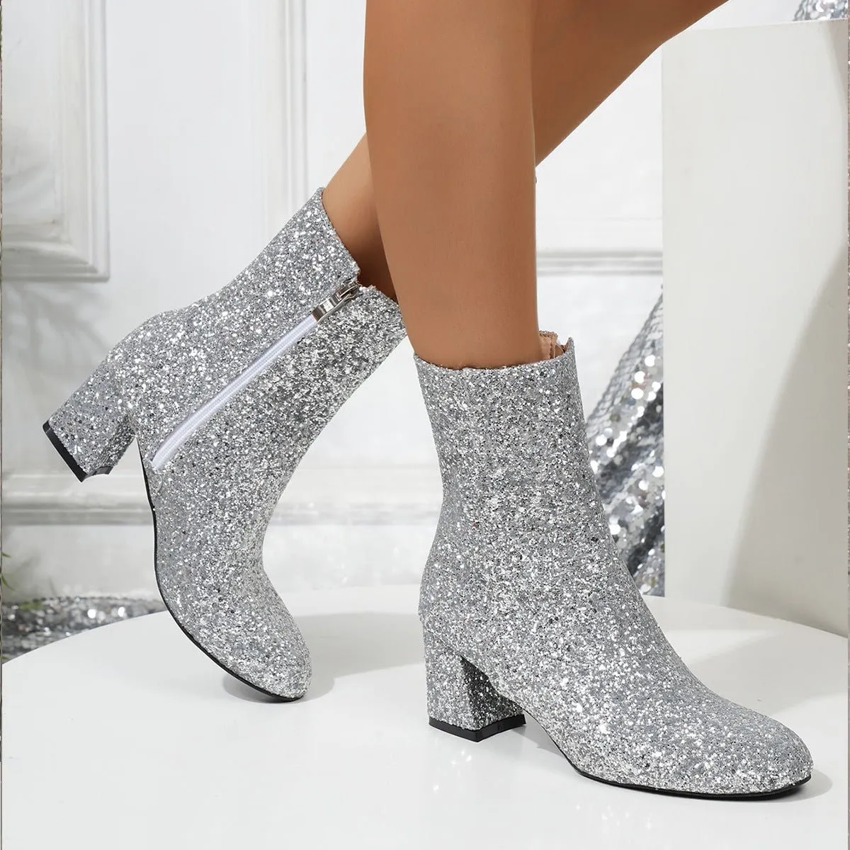 Elara™: Sequin Dreams Fashion boots