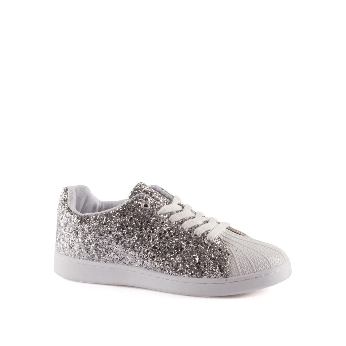 EMMA Lace Up Padded Collar Trainer