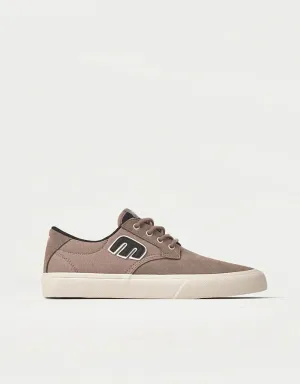 Etnies Barge Plus Skate Shoes - Warm Grey/Black