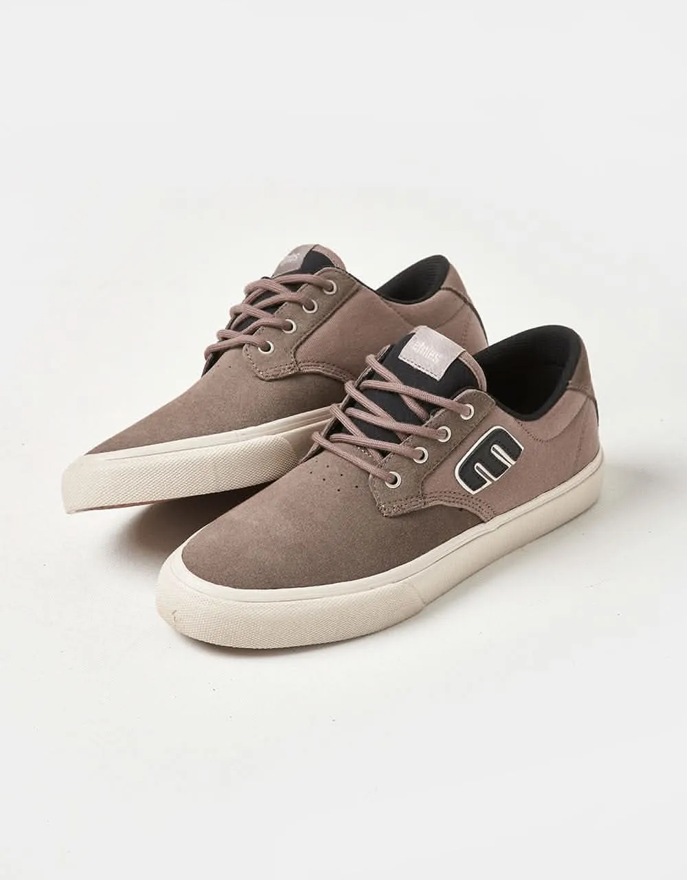 Etnies Barge Plus Skate Shoes - Warm Grey/Black