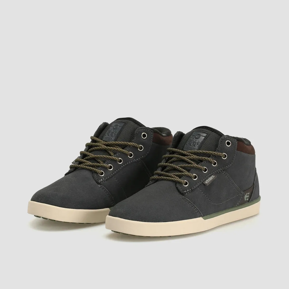 Etnies Jefferson MTW Mid Top Shoes - Grey/Brown