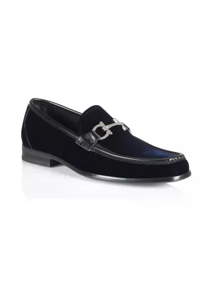 Ferragamo Grandioso 4 Men's Loafers Blue