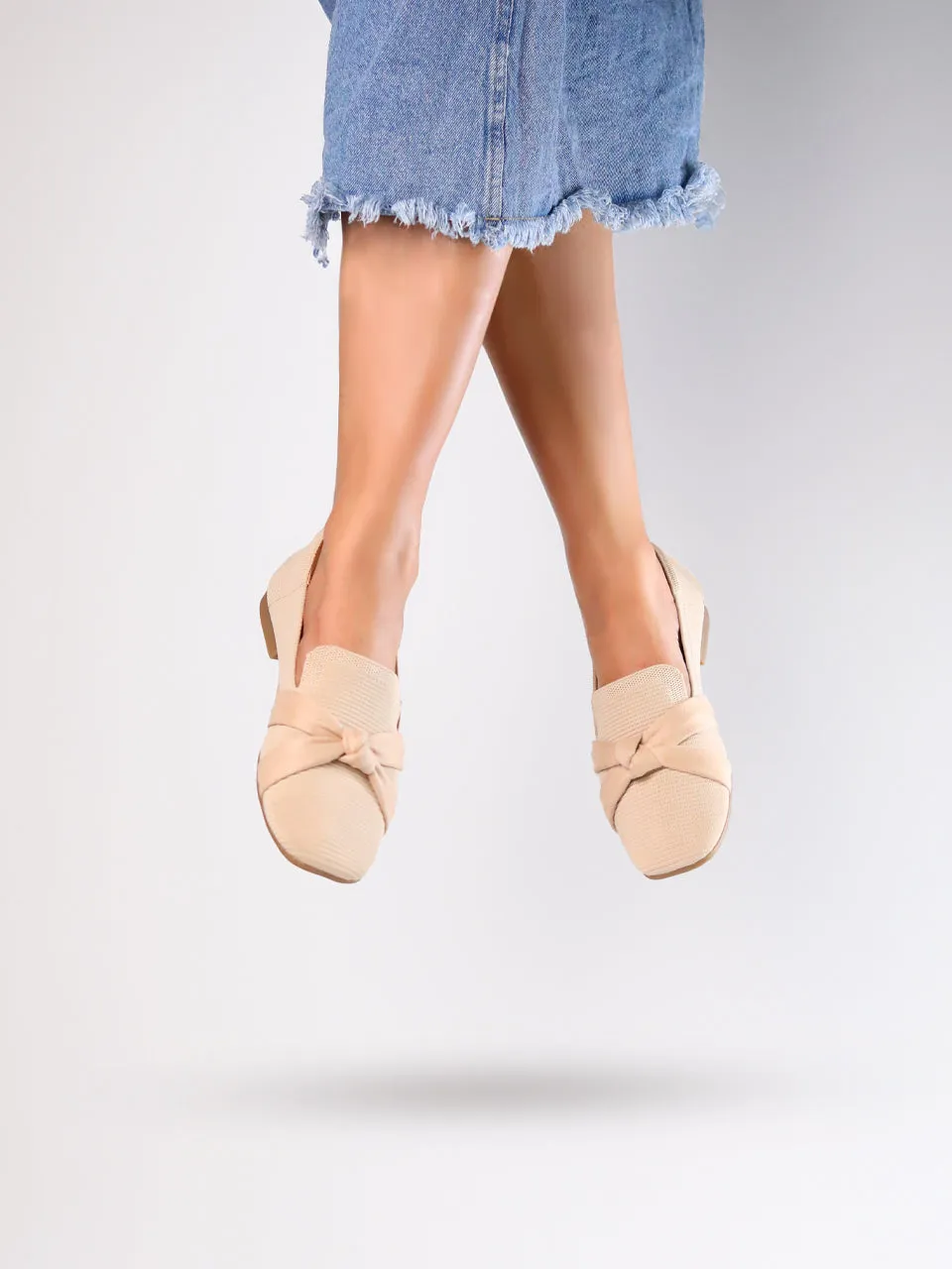 Fiona Beige Ballerinas