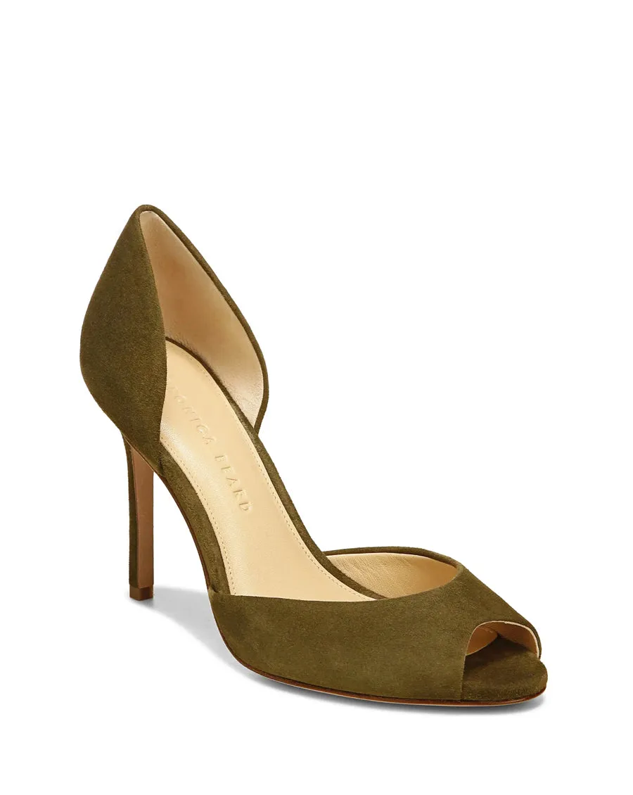 Gadot Peep Toe Pump - Military