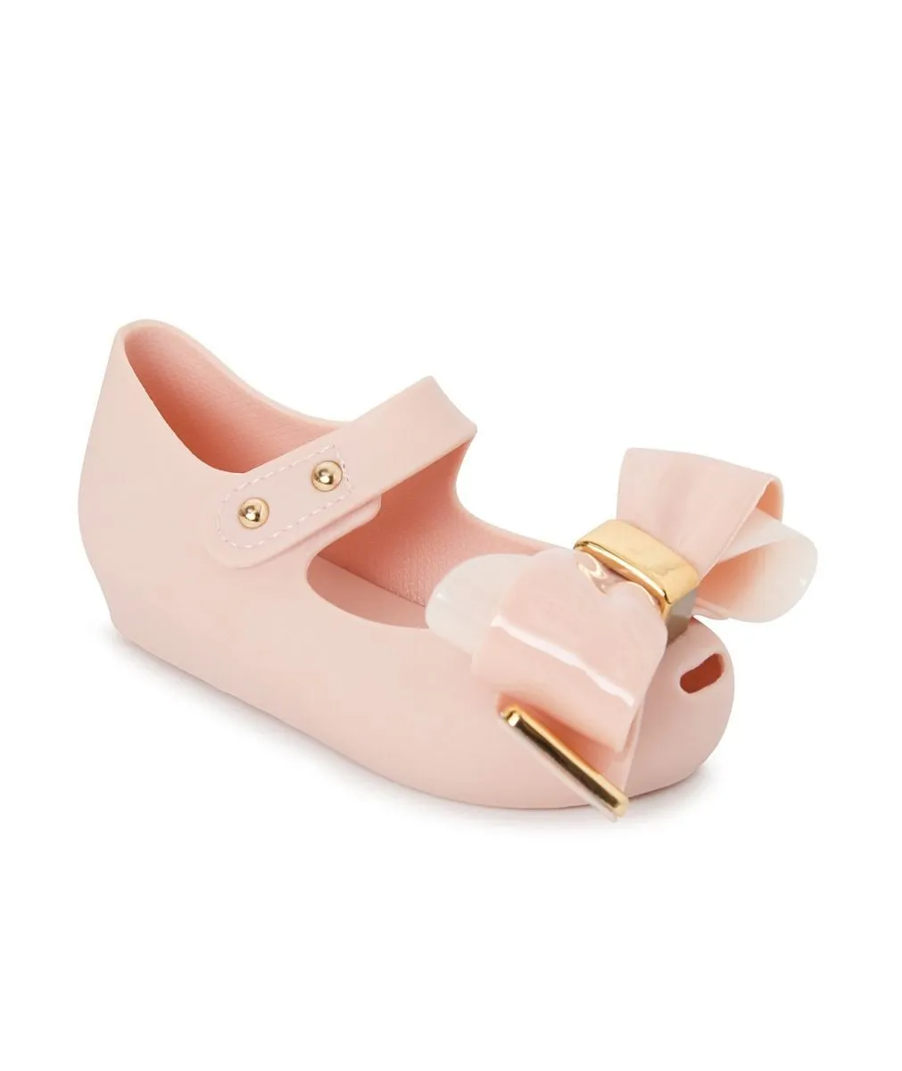 Girls Jelly Bow Shoes – ROXY - Pink