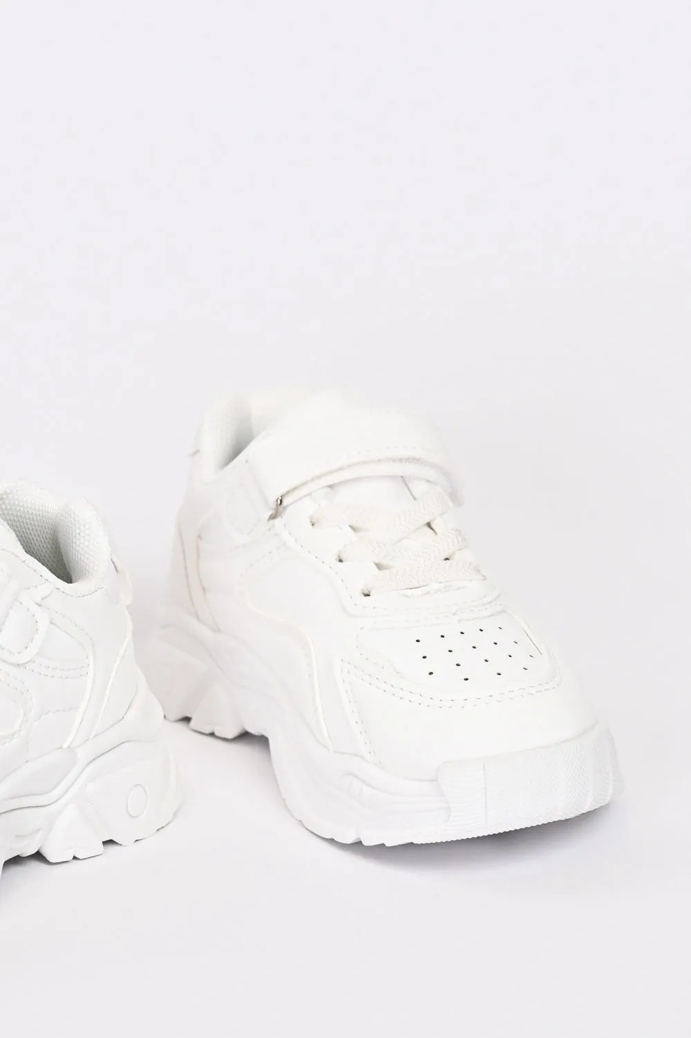 GIRLS WHITE CHUNKY SNEAKERS