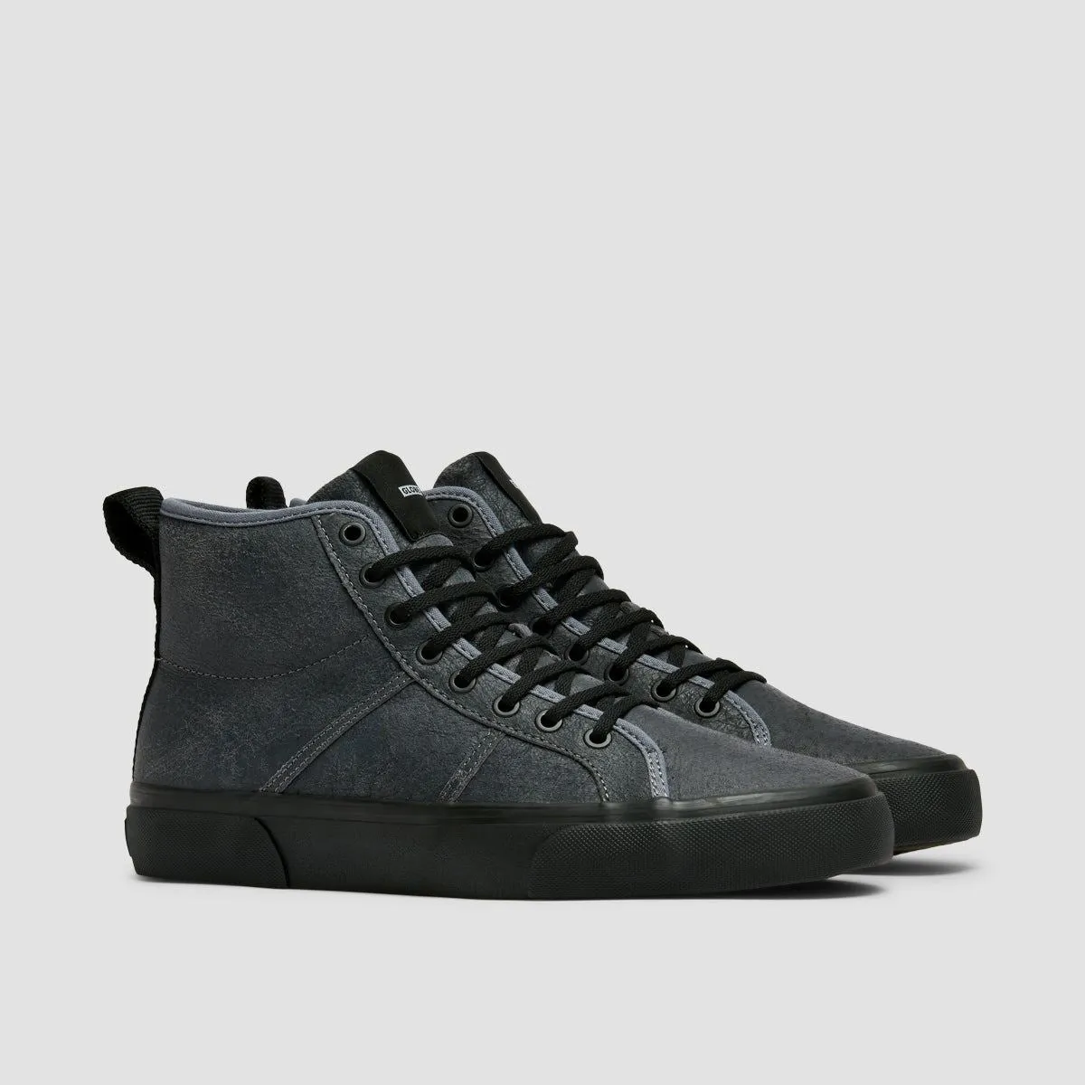 Globe Los Angered II High Top Shoes - Distress Grey/Black