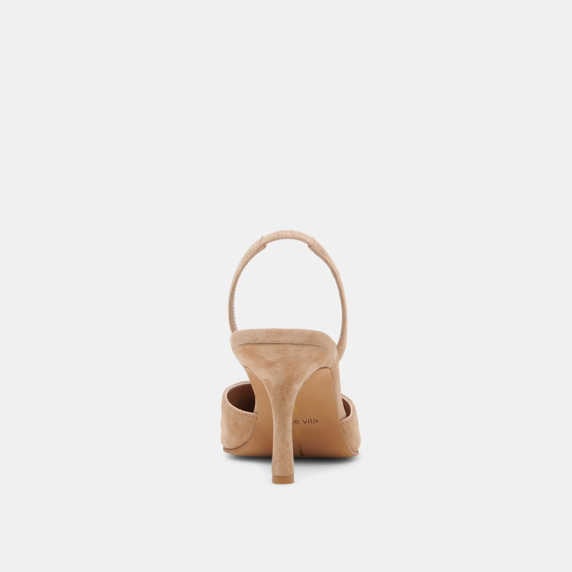 HAYLEE HEELS CAMEL SUEDE