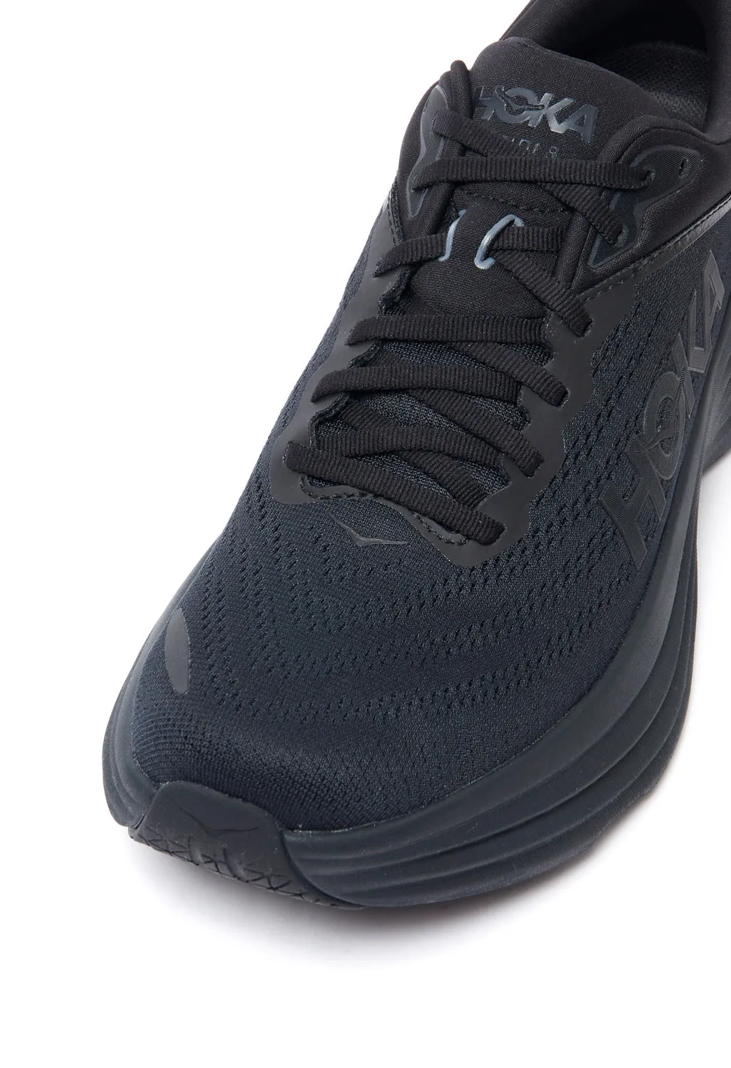 Hoka Bondi 8 Men's Shoes - Black/Black