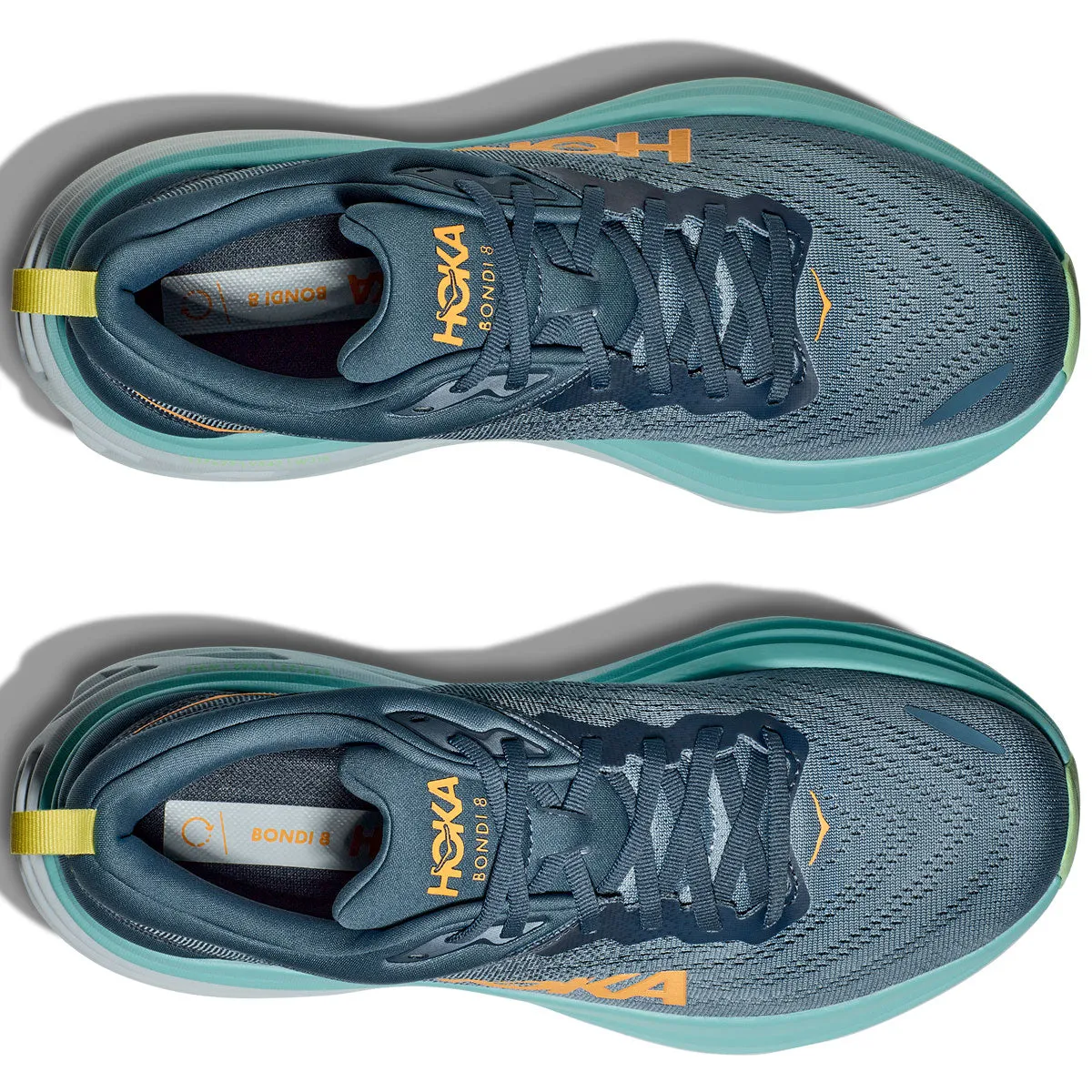 Hoka Bondi 8 Running Shoes - Mens - Real Teal/Shadow