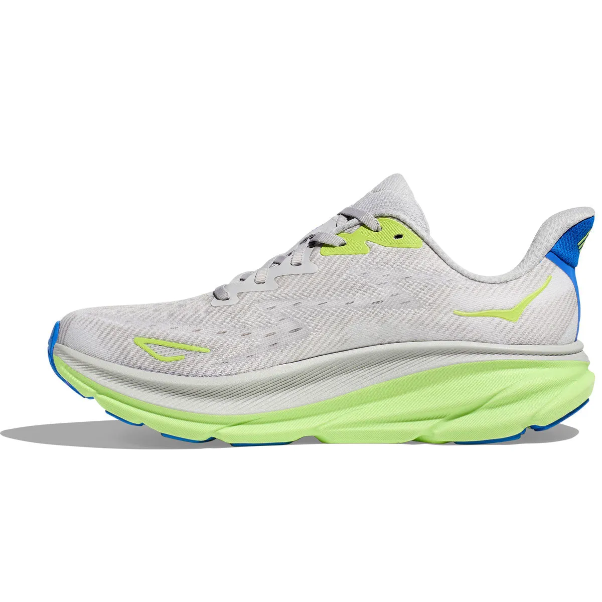 Hoka Clifton 9 Running Shoes - Mens - Stardust/Electric Colbalt