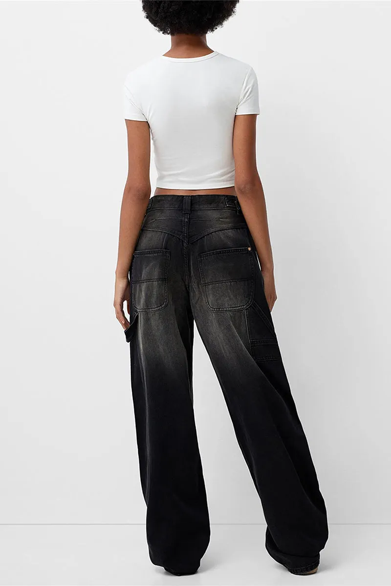 HPT1270 Midnight Fade Wide-Leg Jeans Pant