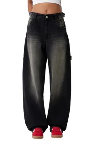 HPT1270 Midnight Fade Wide-Leg Jeans Pant