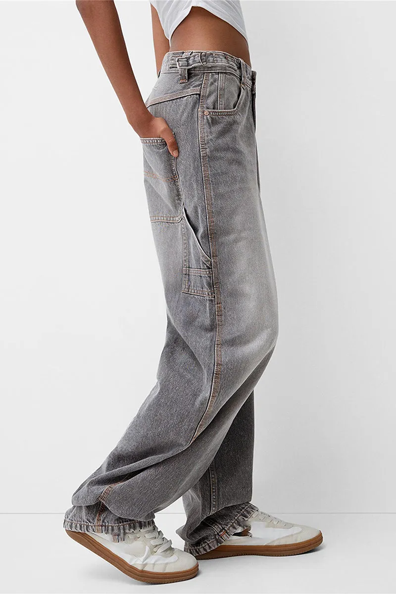 HPT1270 Midnight Fade Wide-Leg Jeans Pant