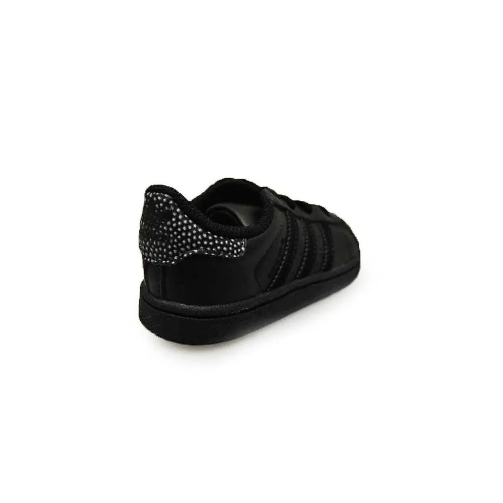 Infants Adidas Superstar Ray Black EL I