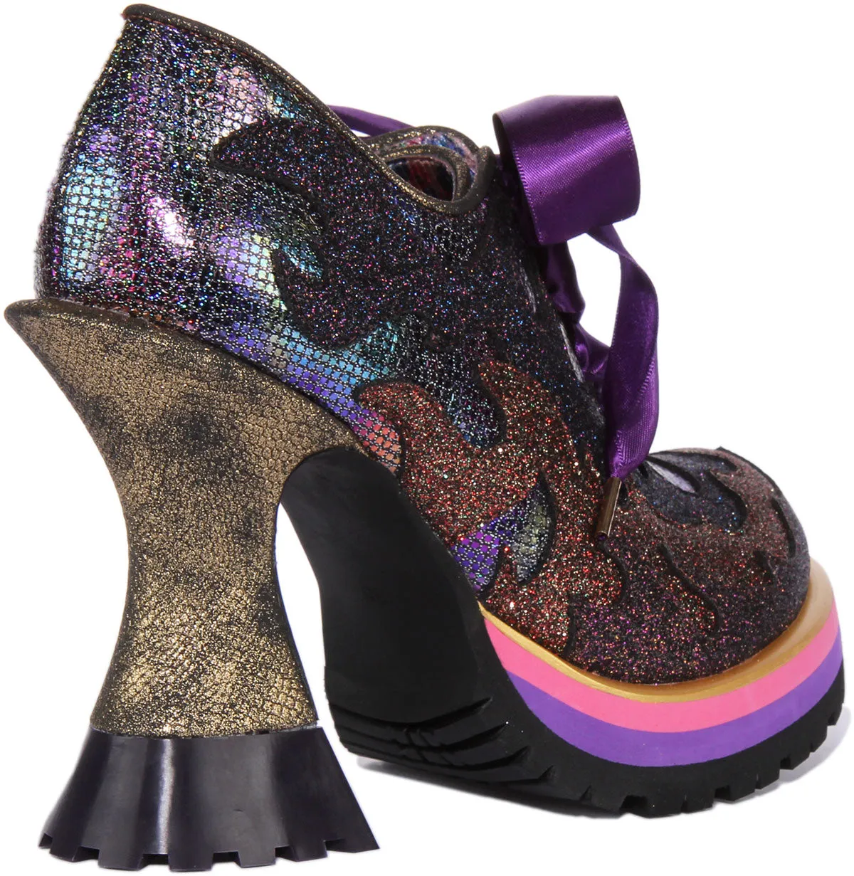 Irregular Choice Flamin Hot In Black Multi For Women