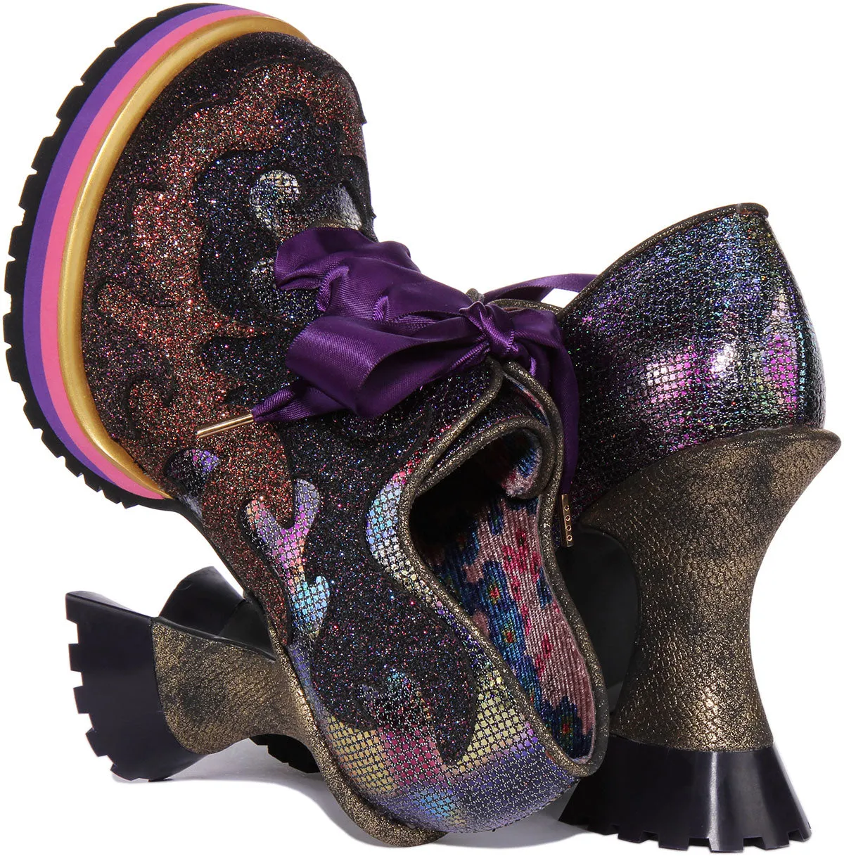 Irregular Choice Flamin Hot In Black Multi For Women