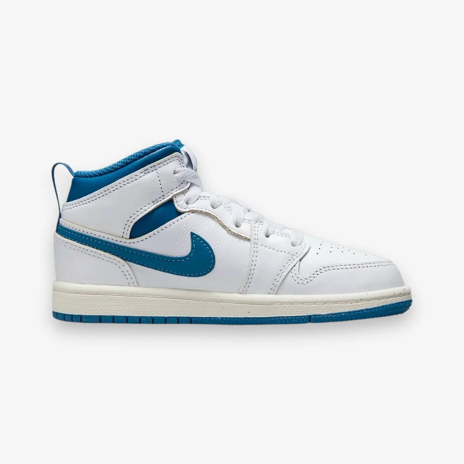 Jordan 1 Mid SE PS White Industrial Blue Sail Pre School Sizes FN7493-141