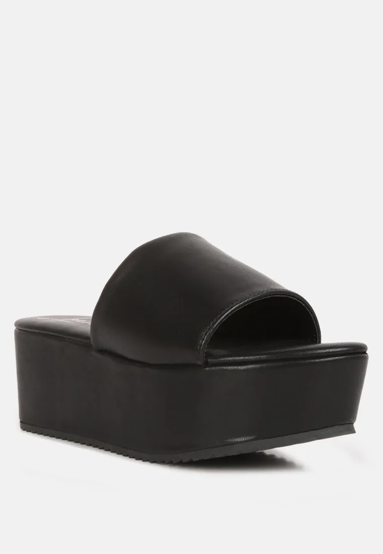 Karly Chunky Platform Sliders