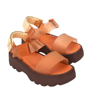 Kick Off Sandal Brown/Clear Orange