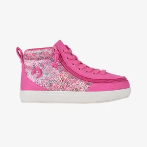 Kids' Fuchsia Snake BILLY Classic D|R II High Tops Wide