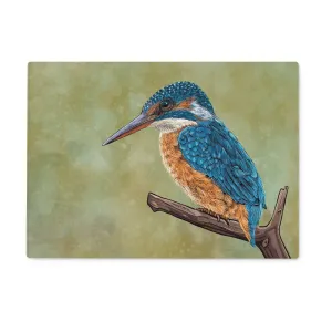 Kingfisher Glass Chopping Board