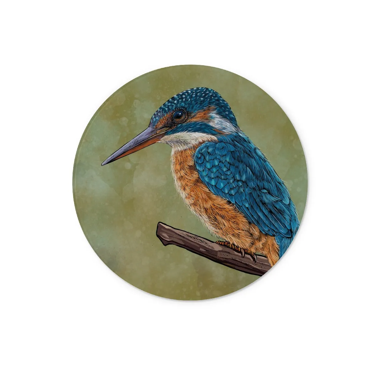 Kingfisher Glass Chopping Board