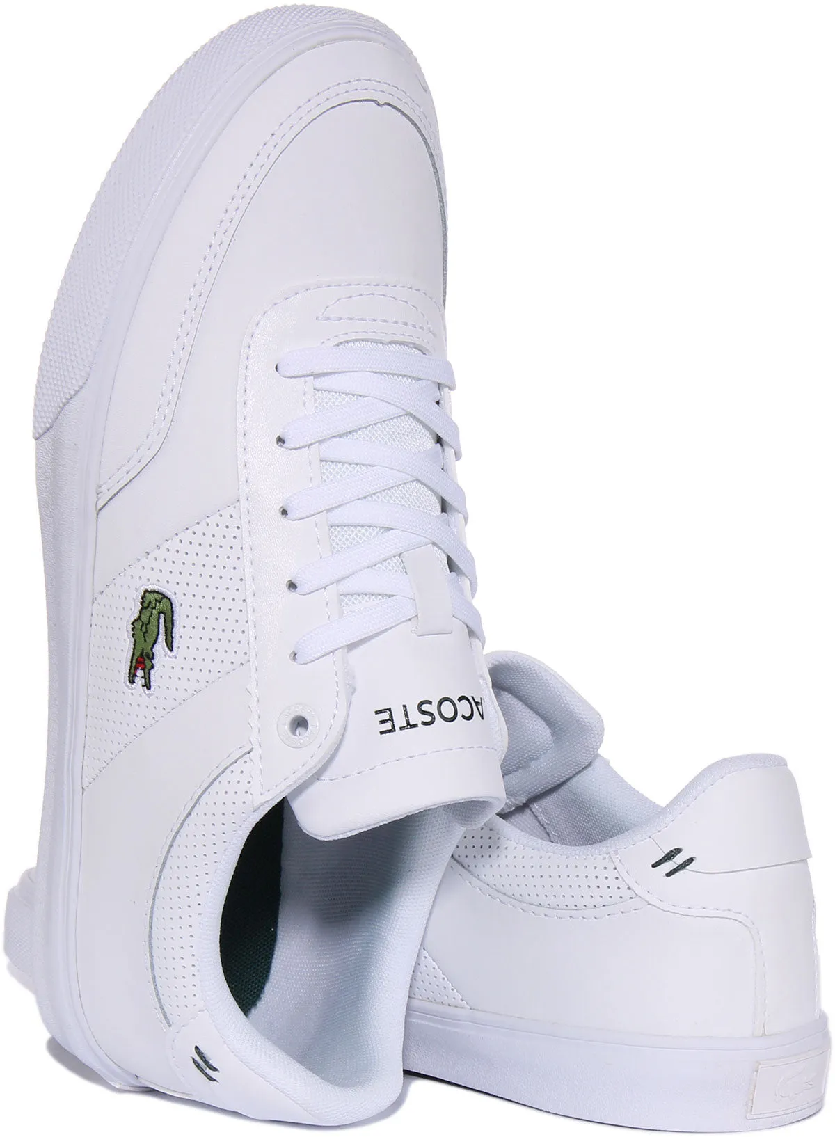 Lacoste Court Master In White White For Men