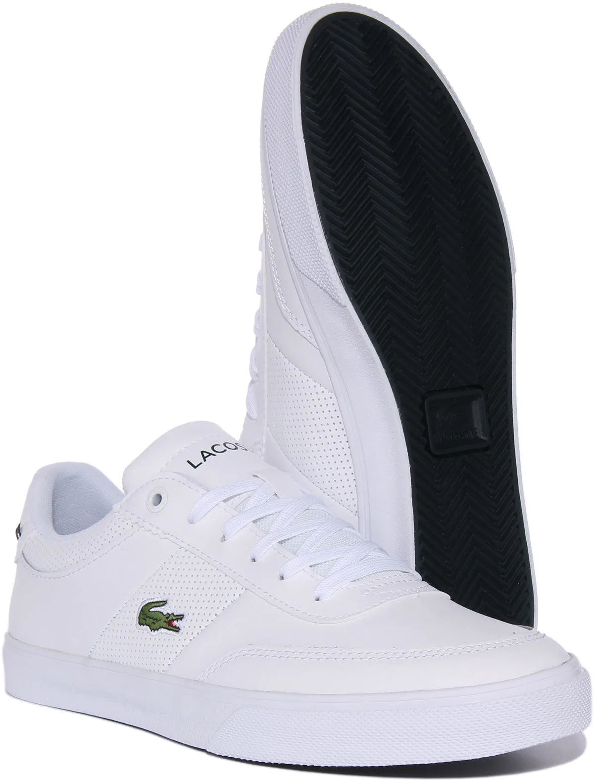 Lacoste Court Master In White White For Men