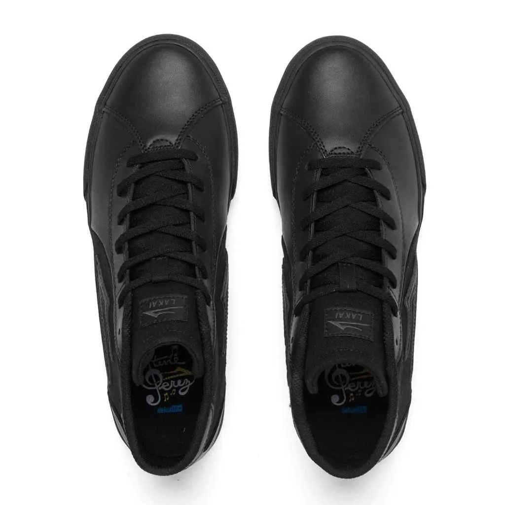 Lakai Flaco II Mid - Black/Black Leahter