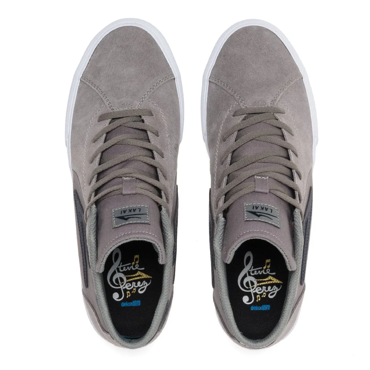 LAKAI FLACO II MID GREY/NAVY SUEDE 11