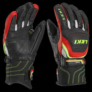 Leki World Cup Race Flex S Jr Glove Black/Red/White/Yellow