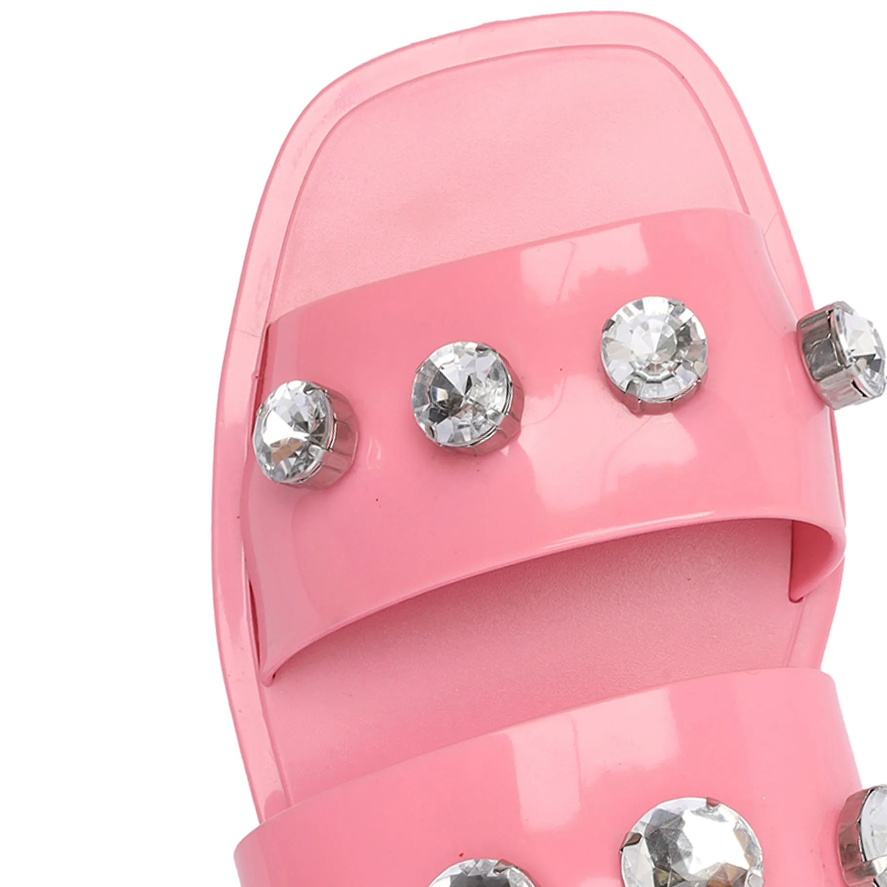 Lizzie Crystal PVC Sandal