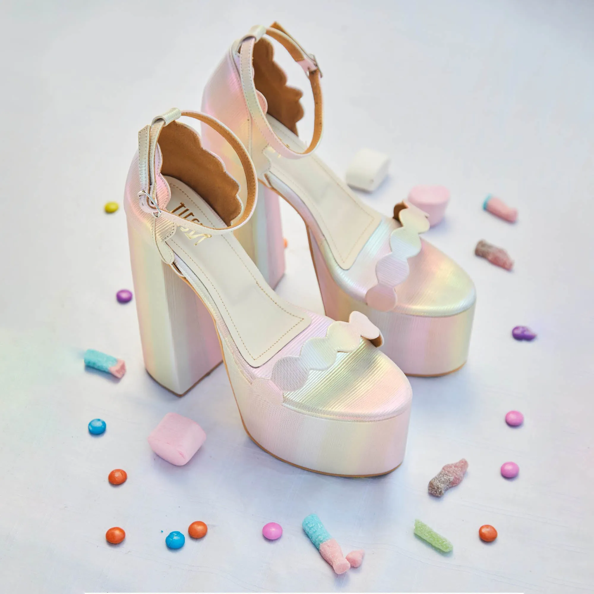 Lollipop Block Heels - Sugar Rush