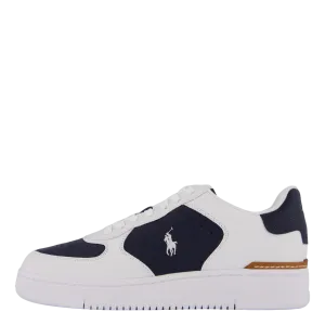 Masters Court Leather Sneaker White / Navy