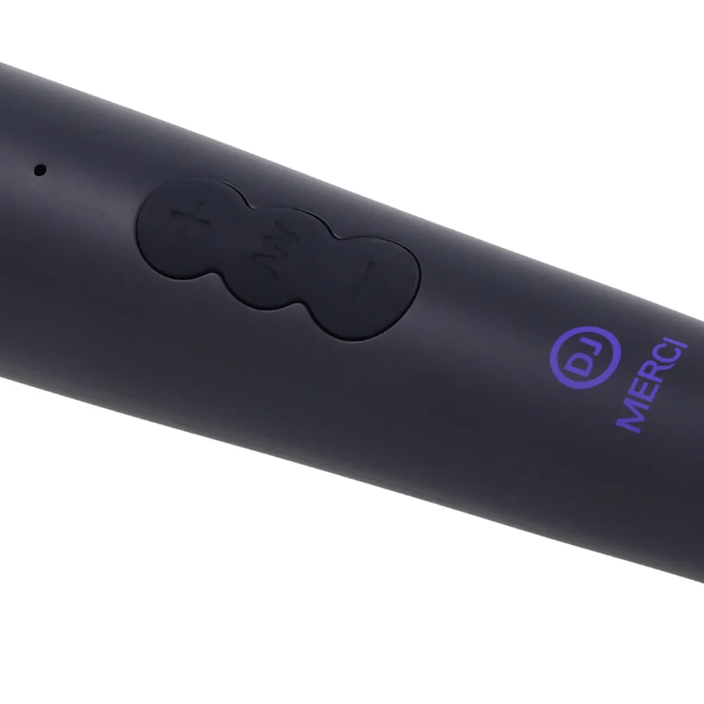 Merci Power Wand Ultra-Powerful Silicone Wand Massager Black Violet