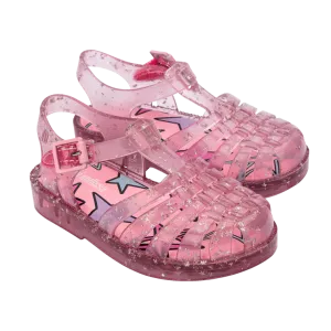 Mini Melissa Possession Shiny Elements Kids - Glitter Pink