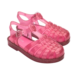 Mini Melissa Possession Shiny Kids - Glitter Pink