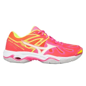 Mizuno Wave Phantom Netball Womens | Coral/White/Pink