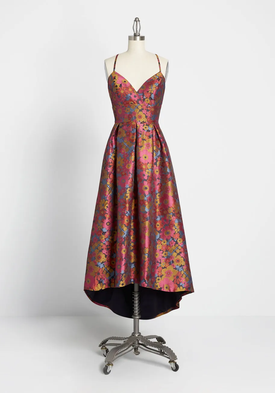 ModCloth x Hutch Suit Your Fancy High-Low Dress