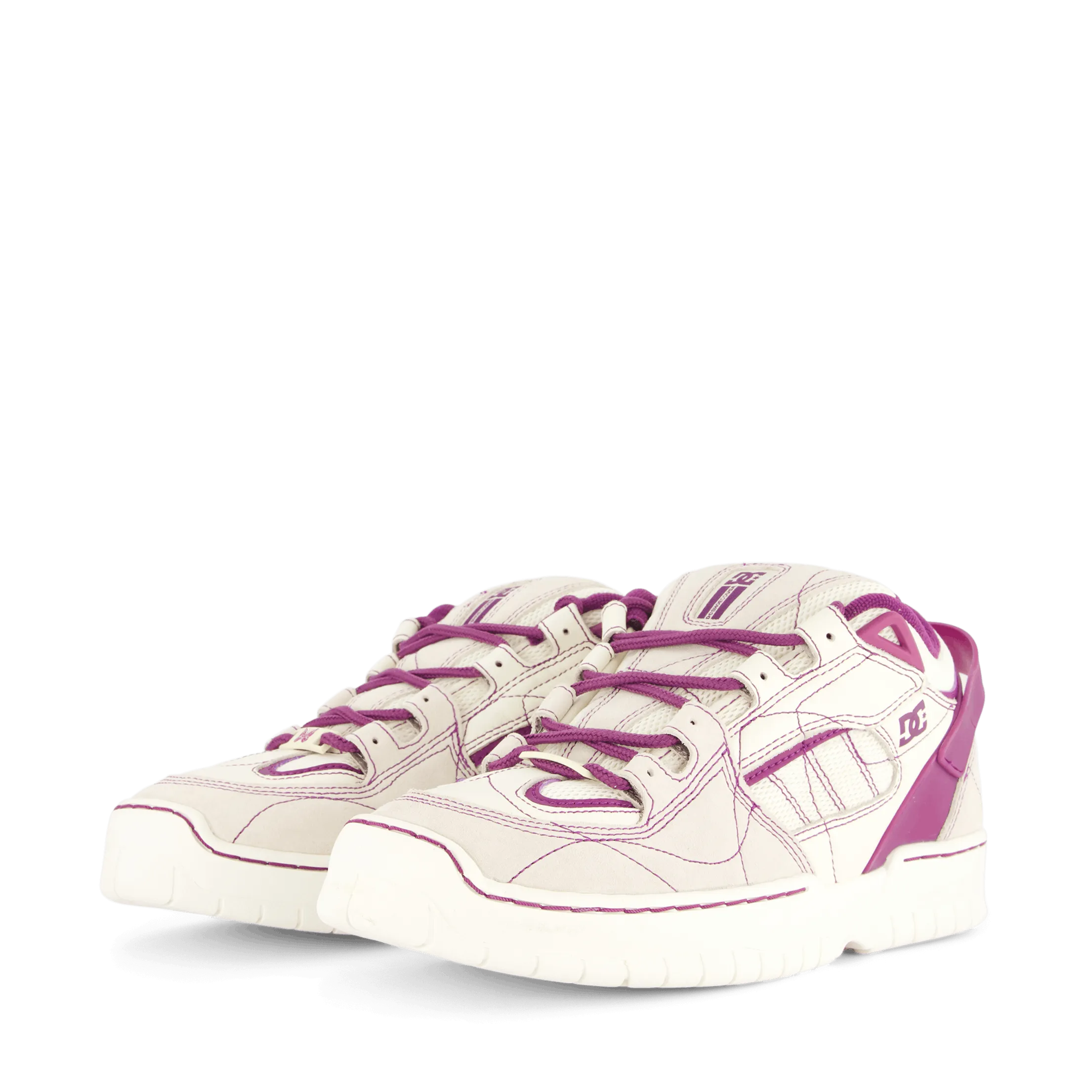 Needles X Dc Shoes Spectre Lea Off White / Purple