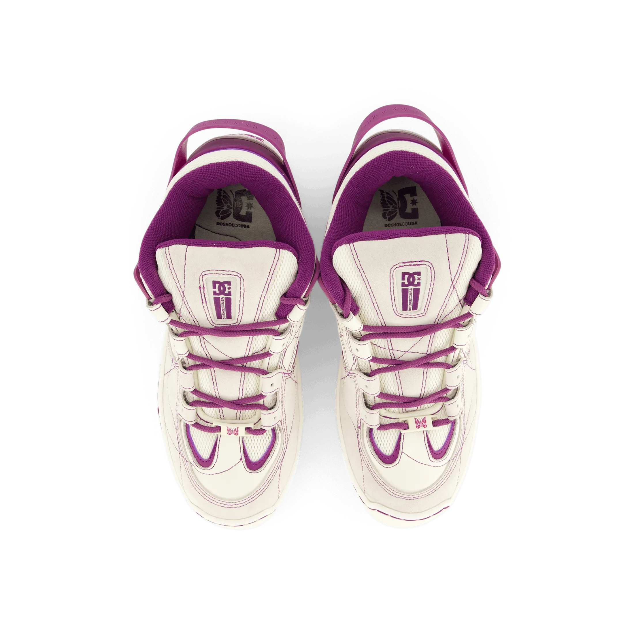 Needles X Dc Shoes Spectre Lea Off White / Purple