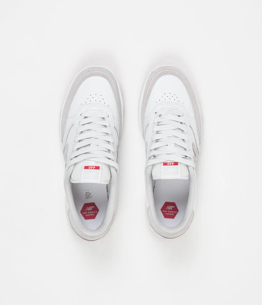 New Balance Numeric 440 Shoes - White / Red