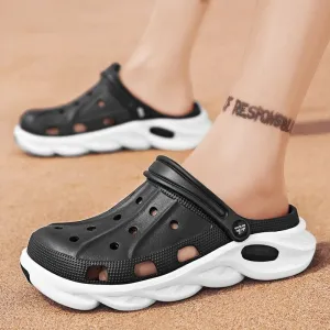 New Clogs Men Beach Hot Hole Summer Sandals