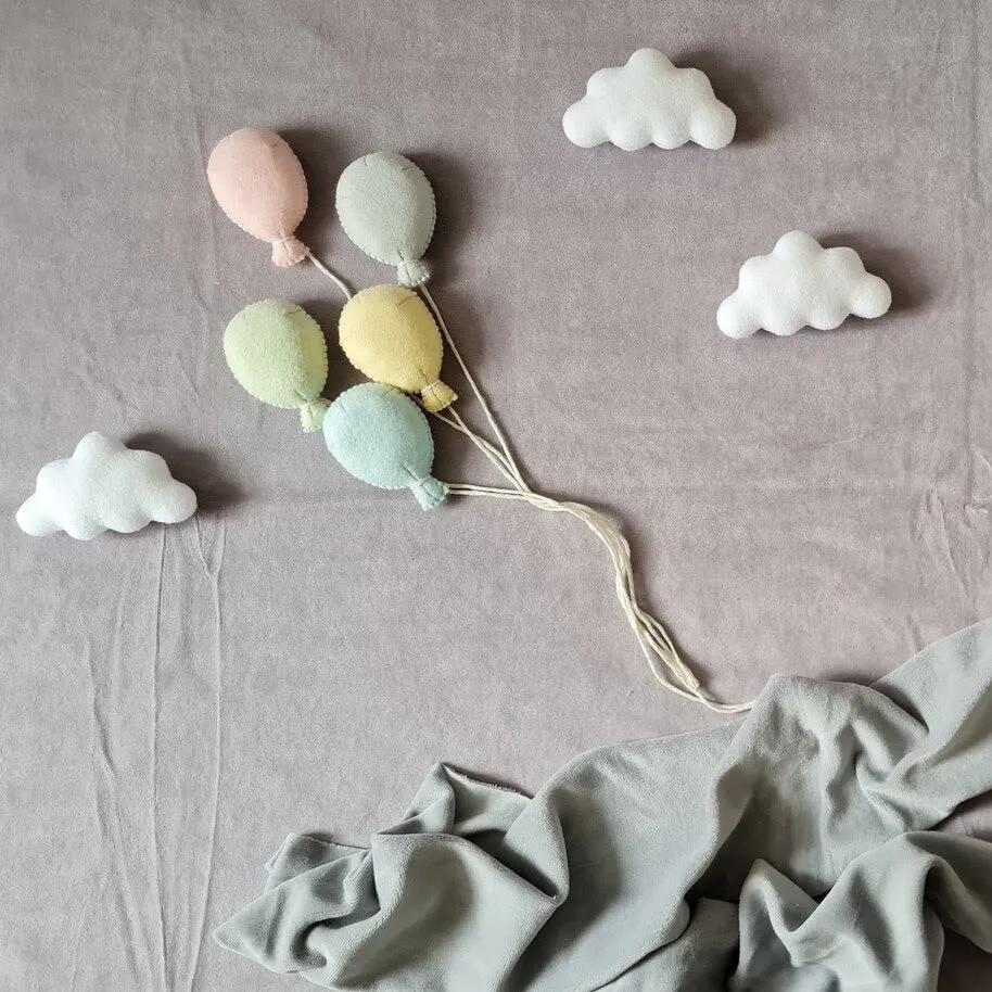 Newborn Handmade Balloon Cloud  Photography Props