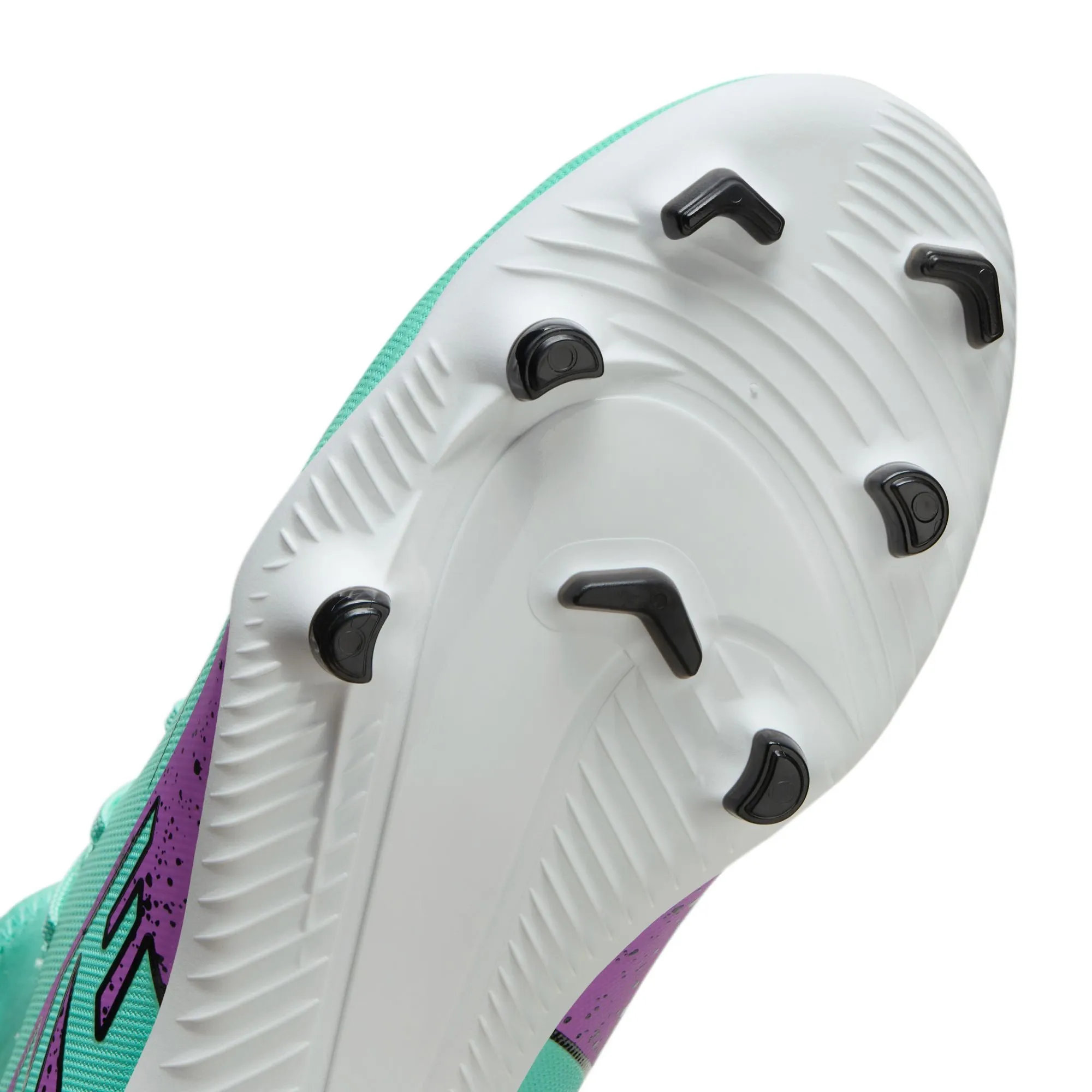 Nike Junior Mercurial Superfly 9 Club FG/MG Soccer Cleat - Hyper Turquoise/Fuchsia Dream/Black/White